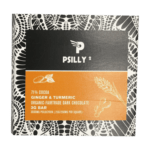 Psilly - Dark Chocolate Bar - Ginger & Turmeric | Shroom Dudes Canada