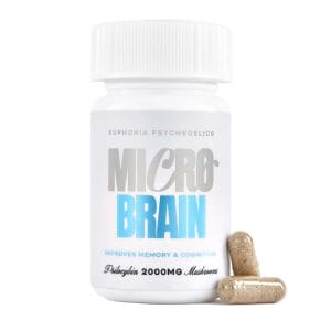 Euphoria Psychedelics – Micro Brain Capsules - (100mg X 20 Capsules) | Shroom Dudes Canada