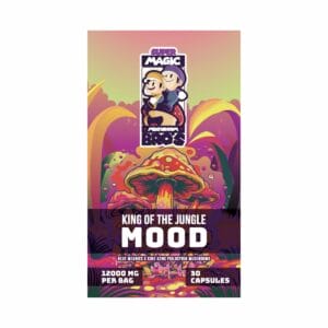 Super Magic Mushroom Bro’s - King of the Jungle MOOD - 400MG Capsules | Shroom Dudes Canada